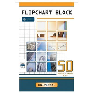 Blok do flipchartu Interdruk 64x100cm gładki (50) Interdruk