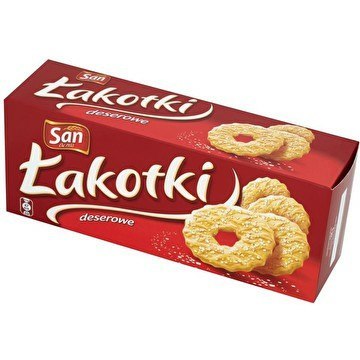 CIASTKA SAN ŁAKOTKI 168g Z CUKREM SAN CIASTKA SAN ŁAKOTKI 168g Z CUKREM SAN
