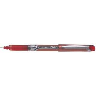 CIENKOPIS PILOT V5 GRIP CZERWONY Pilot