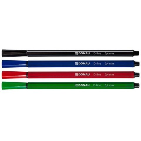 Cienkopisy Donau D-Fine 0.4mm czarne (10) Donau Cienkopisy Donau D-Fine 0.4mm czarne (10) Donau
