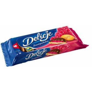 DELICJE SZAMPAŃSKIE 147g MALINOWE Wedel