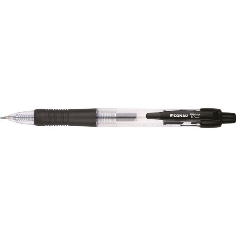 Długopis żelowy Donau Gelclick 0.5mm czarny Donau