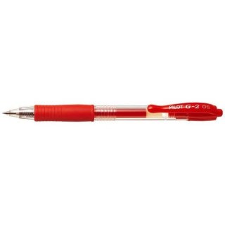 Długopis żelowy Pilot G-2 0.5mm czerwony Pilot
