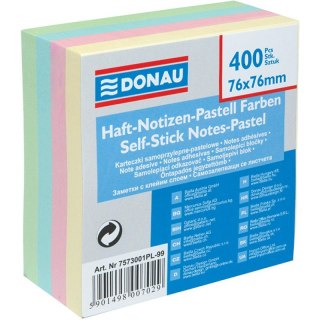 Karteczki Donau 76x76mm 4 kolory (400) Donau