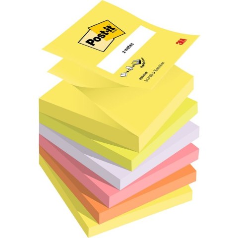 Karteczki Post-it Z-Notes 76x76mm (R330NR) mix kolorów (6x100) Post-it Karteczki Post-it Z-Notes 76x76mm (R330NR) mix kolorów (6x100) Post-it