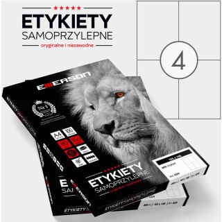 Etykiety Emerson A4 105x148mm białe (100) Emerson
