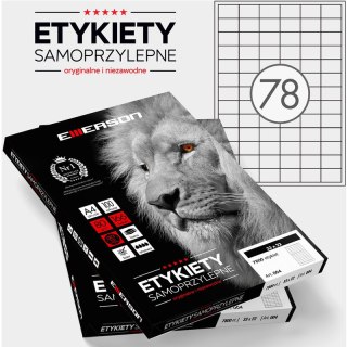 Etykiety Emerson A4 33x22mm białe (100) Emerson