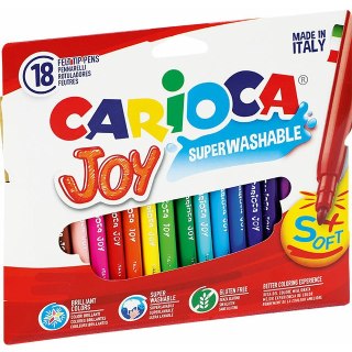 FLAMASTRY CARIOCA JOY 18 KOLORÓW CARIOCA
