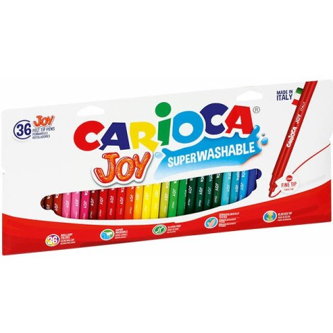 FLAMASTRY CARIOCA JOY 36 KOLORÓW CARIOCA FLAMASTRY CARIOCA JOY 36 KOLORÓW CARIOCA