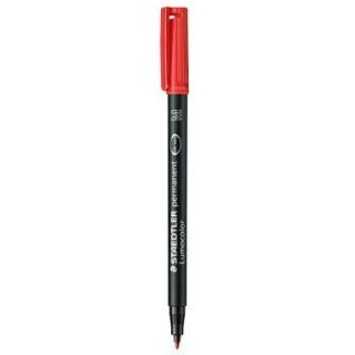 FOLIOPIS STAEDTLER LUMOCOLOR M CZERWONY Staedtler
