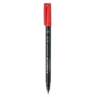 FOLIOPIS STAEDTLER LUMOCOLOR S CZERWONY Staedtler