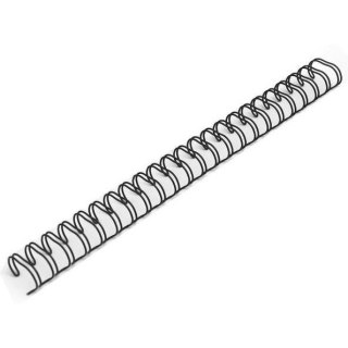 GRZBIETY DRUTOWE 3:1 14,3mm CZARNE (100) Argo