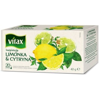 HERBATA VITAX INSPIRATIONS LIMONKA z CYTRYNĄ (20) Vitax