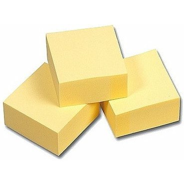 KARTECZKI ESSELTE 75x75mm ŻÓŁTE (100) Esselte KARTECZKI ESSELTE 75x75mm ŻÓŁTE (100) Esselte