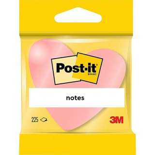 KARTECZKI POST-IT "SERCE" MIX KOLORÓW (225) Post-it