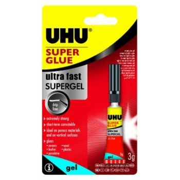 KLEJ UHU SUPER GLUE 3g ŻEL UHU KLEJ UHU SUPER GLUE 3g ŻEL UHU