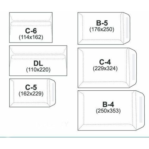 KOPERTY DL SK BIAŁE (25) NC Koperty KOPERTY DL SK BIAŁE (25) NC Koperty