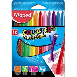 KREDKI PLASTIKOWE MAPED COLORPEPS 12 KOLORÓW Maped