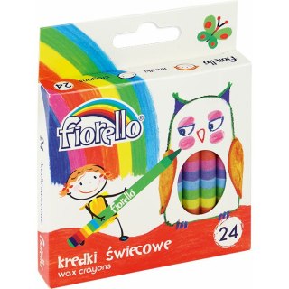 KREDKI ŚWIECOWE FIORELLO 24 KOLORÓW FIORELLO