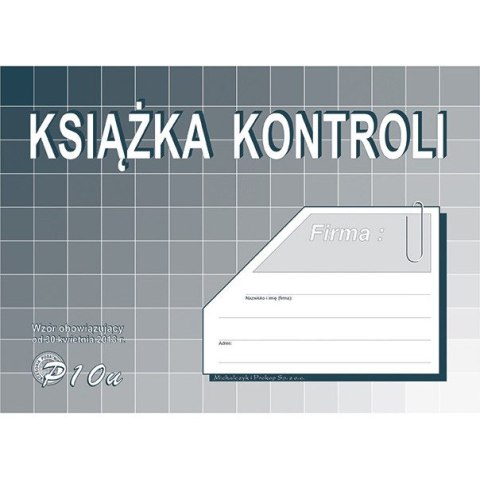 KSIĄŻKA KONTROLI A5 Michalczyk i Prokop KSIĄŻKA KONTROLI A5 Michalczyk i Prokop