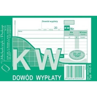 KW - DOWÓD WYPŁATY A6 (WIELOKOPIA) Michalczyk i Prokop