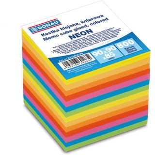 Kostka papierowa Donau 90x90x90mm klejona kolor Donau