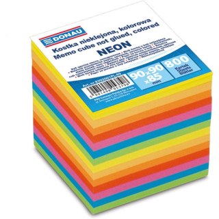 Kostka papierowa Donau 90x90x90mm nieklejona kolor Donau