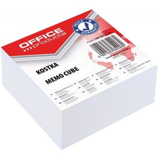 Kostka papierowa Office Products 85x85x40mm klejona biała Office Products