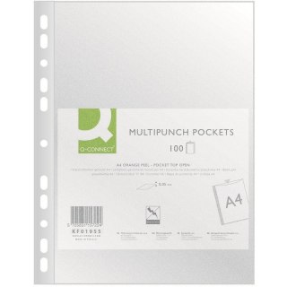 Koszulki Q-Connect A4/50µm groszkowe (100) Q-CONNECT