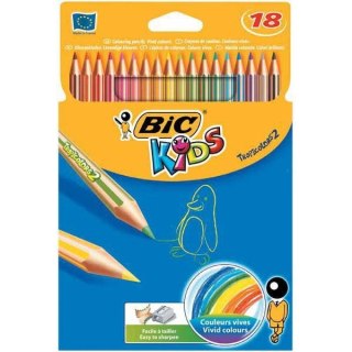 Kredki ołówkowe BiC Kids Tropicolors 18 kolorów Bic
