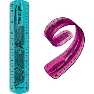 LINIJKA NIEŁAMLIWA MAPED TWIST'N FLEX 15cm Maped