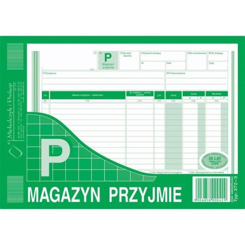 MAGAZYN PRZYJMIE A5 (WIELOKOPIA) Michalczyk i Prokop MAGAZYN PRZYJMIE A5 (WIELOKOPIA) Michalczyk i Prokop