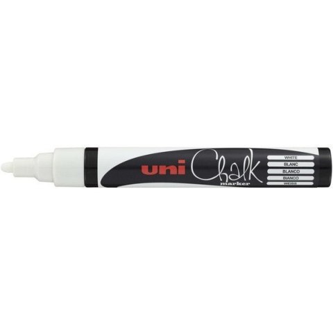 MARKER KREDOWY UNI CHALK PWE-5M BIAŁY Uni MARKER KREDOWY UNI CHALK PWE-5M BIAŁY Uni