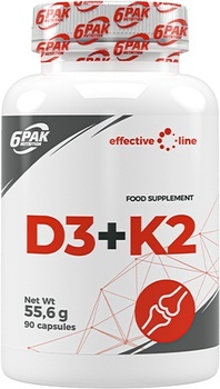 6PAK EL D3+K2 90 kapsułek 6PAK EL D3+K2 90 kapsułek