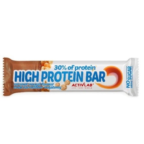 ActivLab High Protein Bar o smaku karmelowo-nugatowym 49 g ActivLab High Protein Bar o smaku karmelowo-nugatowym 49 g