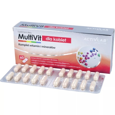 ActivLab Multivit dla Kobiet 60 kapsułek ActivLab Multivit dla Kobiet 60 kapsułek