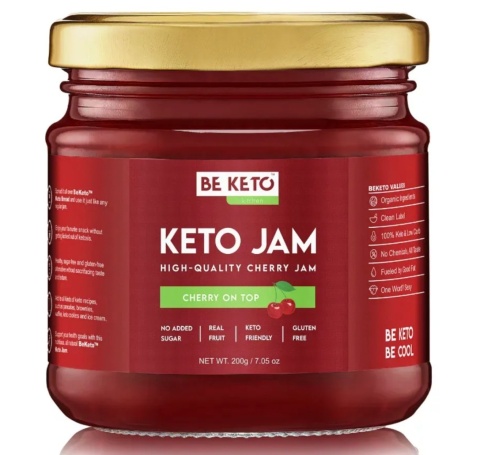 BeKeto Keto Dżem Doskonale wiśniowy 200g BeKeto Keto Dżem Doskonale wiśniowy 200g