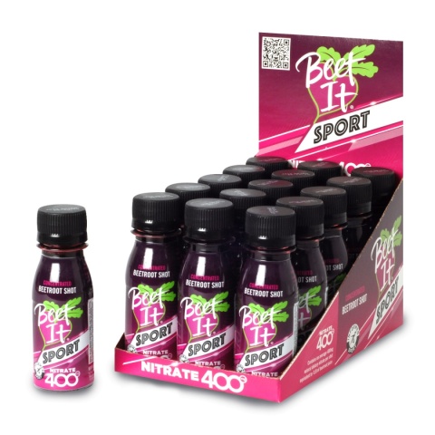 Beet It Shot z buraka pakiet 15 sztuk x 70ml 400mg azotanów Beet It Shot z buraka pakiet 15 sztuk x 70ml 400mg azotanów