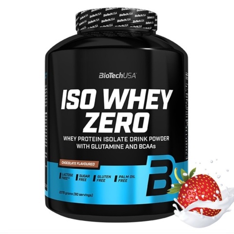 BioTech USA Iso Whey 2270g lactose reduced o smaku truskawkowym BioTech USA Iso Whey 2270g lactose reduced o smaku truskawkowym