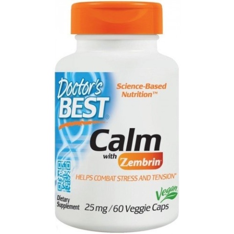 Doctor's Best Calm with Zembrin 25mg 60 kapsułek wegańskich Doctor's Best Calm with Zembrin 25mg 60 kapsułek wegańskich
