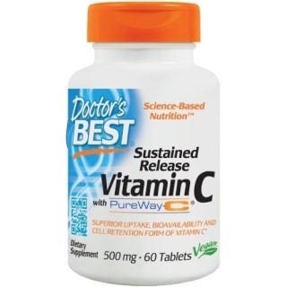 Doctor's Best Witamina C o przedłużonym uwalnianiu 500mg 60 tabletek