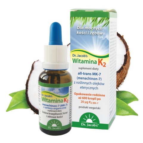 Dr. Jacob's Witamina K2 MK-7 20ml Dr. Jacob's Witamina K2 MK-7 20ml