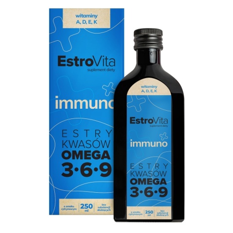 EstroVita Immuno Kwasy Omega 3-6-9 Odporność 250 ml EstroVita Immuno Kwasy Omega 3-6-9 Odporność 250 ml