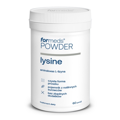 ForMeds Powder Lysine Lizyna w proszku 60 porcji ForMeds Powder Lysine Lizyna w proszku 60 porcji