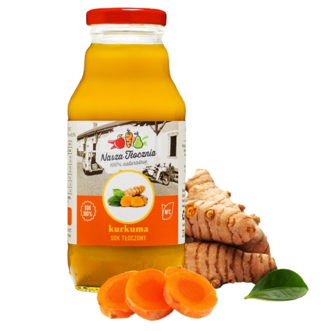 Nasza tłocznia Sok 100% Kurkuma 330 ml Nasza tłocznia Sok 100% Kurkuma 330 ml