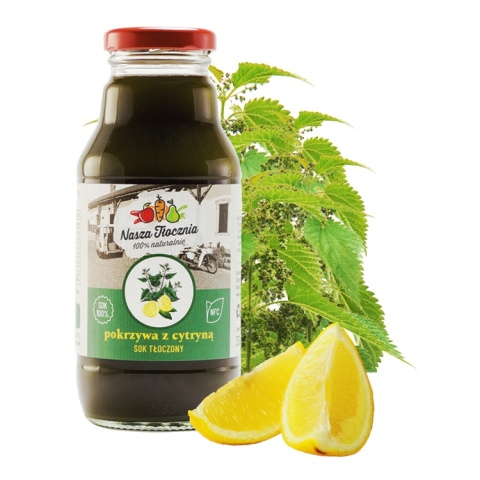 Nasza tłocznia Sok 100% Pokrzywa 330 ml Nasza tłocznia Sok 100% Pokrzywa 330 ml