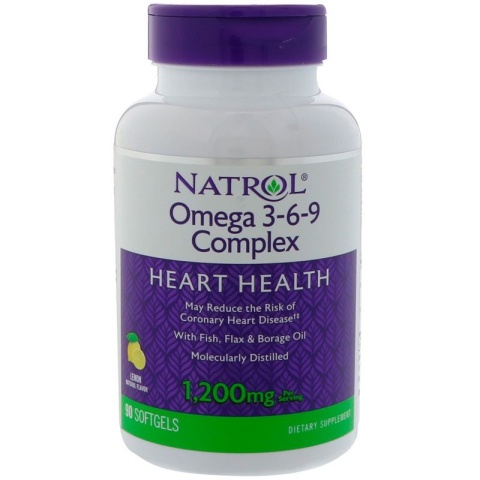 Natrol Omega 3-6-9 Complex 90 kapsułek miękkich Natrol Omega 3-6-9 Complex 90 kapsułek miękkich