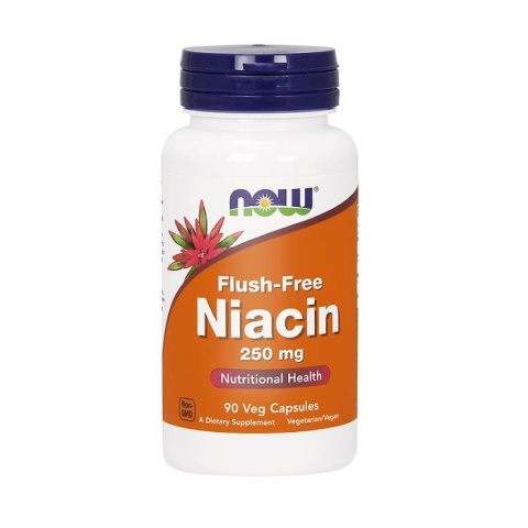 Now Foods Niacin Niacyna B3 250 mg 90 kapsułek wegańskich Now Foods Niacin Niacyna B3 250 mg 90 kapsułek wegańskich