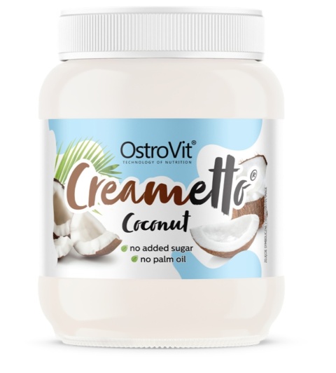 OstroVit Creametto 320 g o smaku kokosowym z wiórkami OstroVit Creametto 320 g o smaku kokosowym z wiórkami