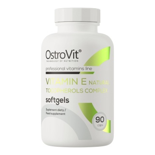 OstroVit Witamina E Naturalny Kompleks Tokoferoli 90 kapsułek